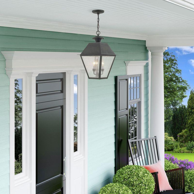 Livex Lighting Mansfield 3 - Light Pendant in  Charcoal