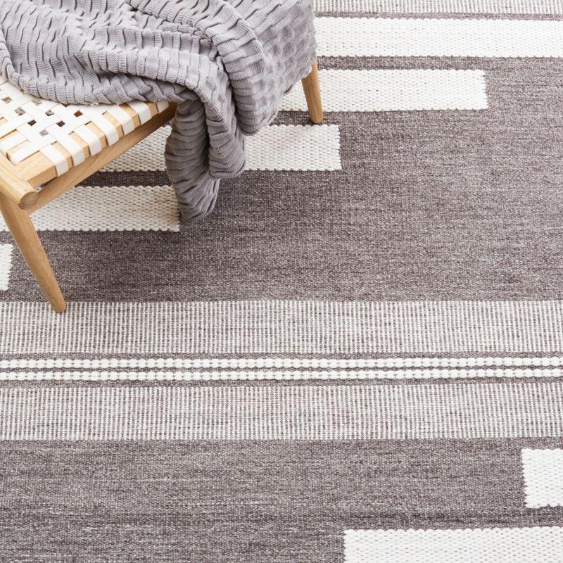 Kilim Flatweave Striped Rug