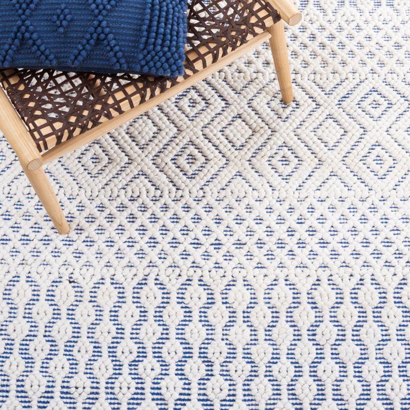 Casablanca CSB276 Hand Woven Indoor Area Rug - Blue/Ivory - 8'x10' - Safavieh