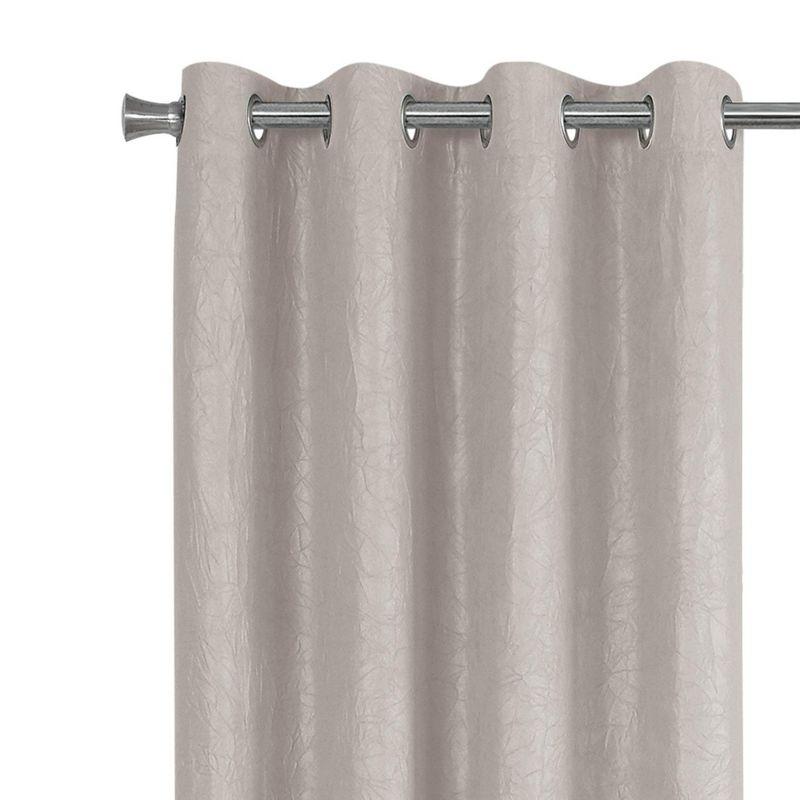 Monarch Specialties Curtain Panel 2Pcs Set Room Darkening Grommet Living Room Bedroom Kitchen Micro Suede Polyester Beige Contemporary Modern