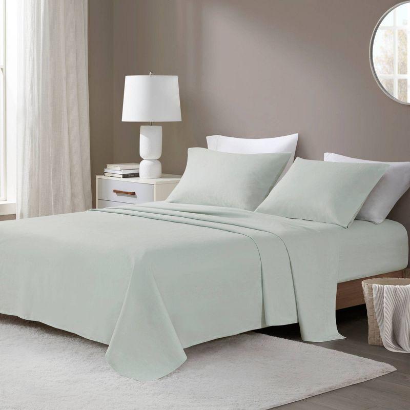 Oversized Cotton Flannel 4pc Sheet Set - Beautyrest