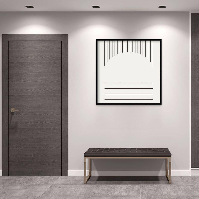 41" x 41" Modern Statement Stripes II by The Creative Bunch Studio Wood Framed Wall Art Print - Amanti Art: Contemporary Acrylic Lithograph