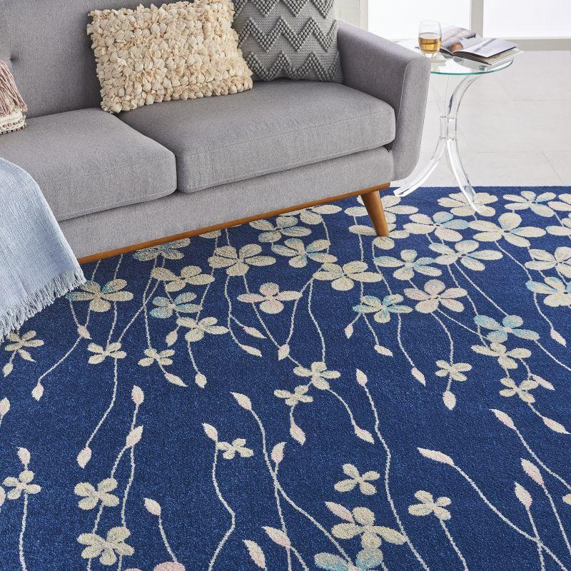 Nourison Tranquil Bohemian Botanical Bloom Area Rug