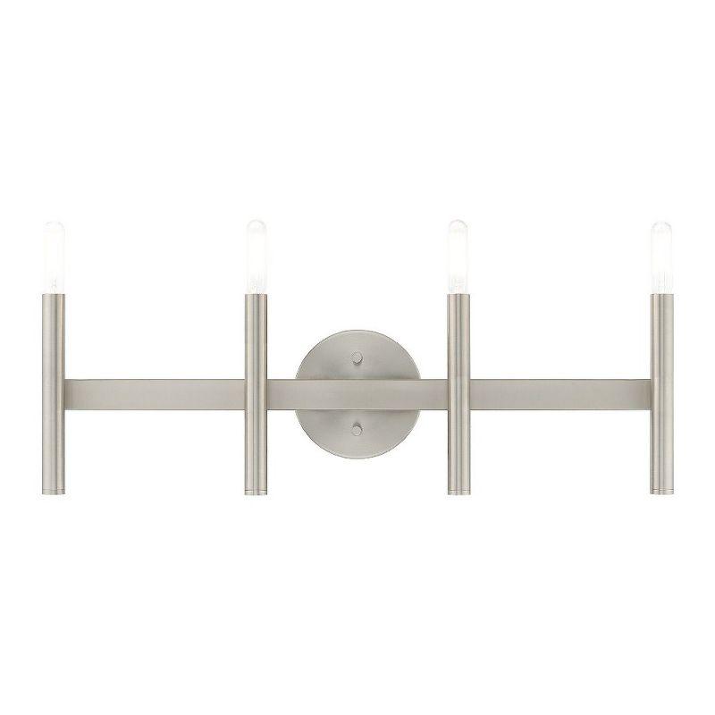 Livex Lighting Copenhagen 4 - Light Vanity in  Brushed Nickel