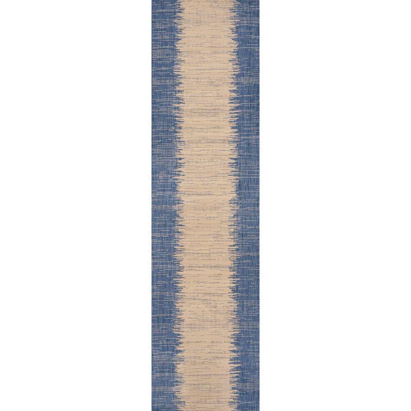 Tavira Modern Strie' Indoor/Outdoor Runner Rug - JONATHAN Y