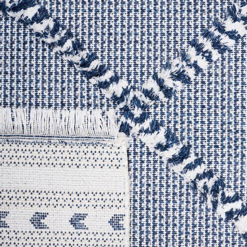 Augustine AGT714 Machine Made Indoor Area Rug - Navy/Ivory - 8'x10' - Safavieh
