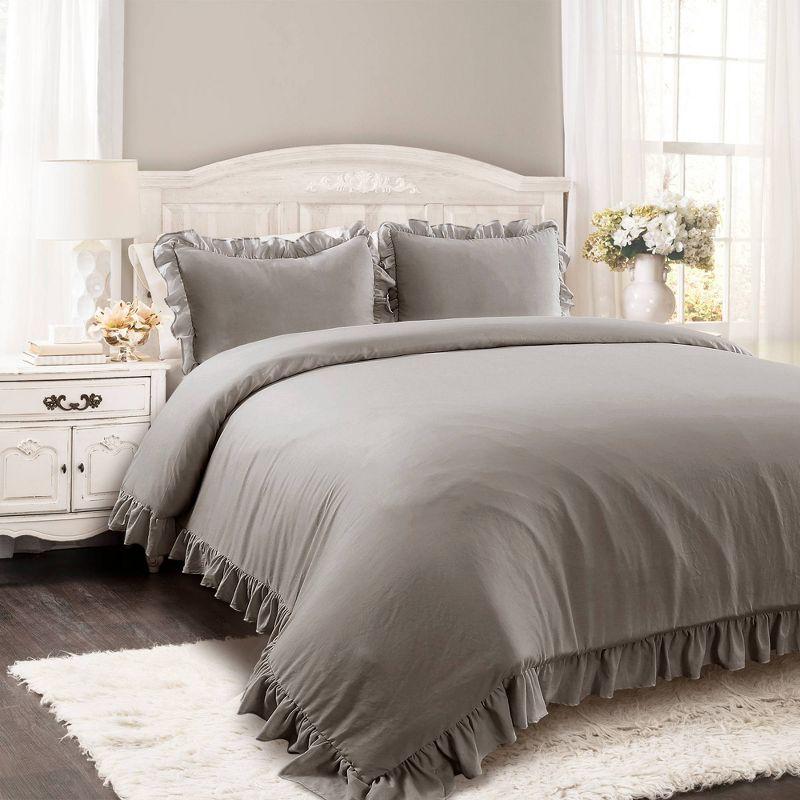 Lush Decor Reyna Microfiber 3 Piece Comforter Set