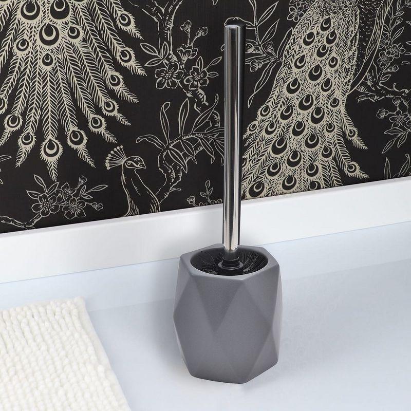 Evideco Evideco Stone Toilet Brush And Holder