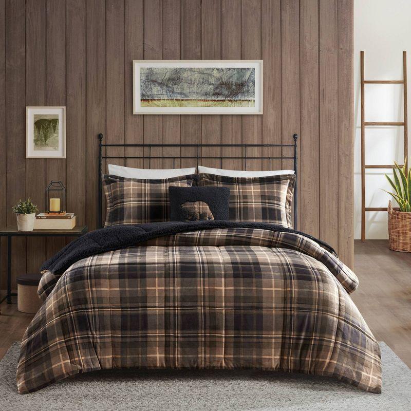 Woolrich Woolrich Alton Plush to Sherpa Down Alternative Comforter Set