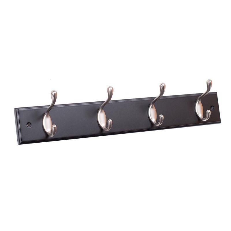 Wall 4 - Hook Wall Mounted Coat Rack