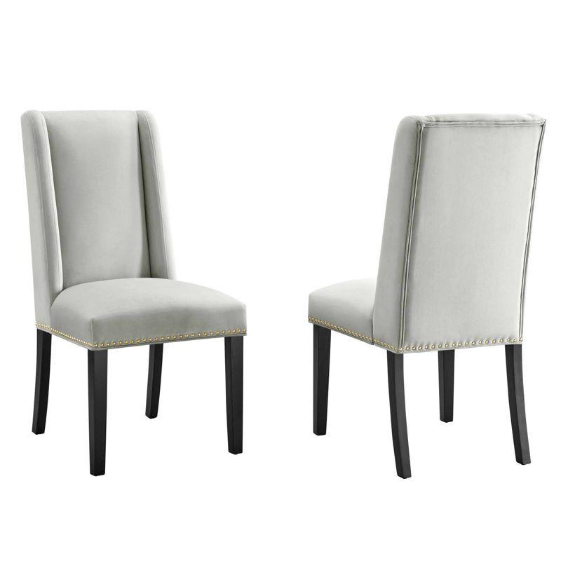 Modway Baron Performance Velvet Dining Chairs by Modway (Set of 2)
