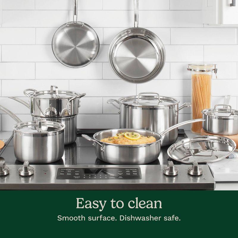 Cuisinart ® MultiClad Pro™ 12-Piece Tri-Ply Stainless Steel Cookware Set