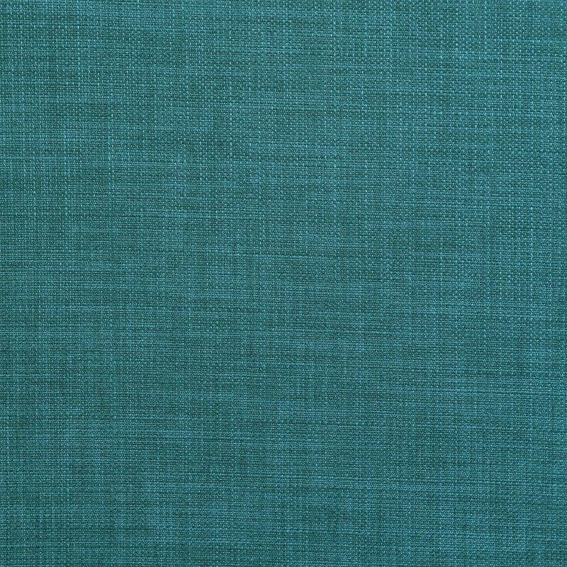 Picket House Furnishings Karson High Back Upholstered Chair Teal: Occasional Slipper Chair, Polyester Fabric, Wood Legs