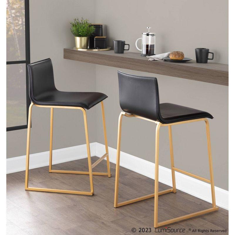 Set of 2 26" Mara Contemporary Counter Height Barstools - LumiSource