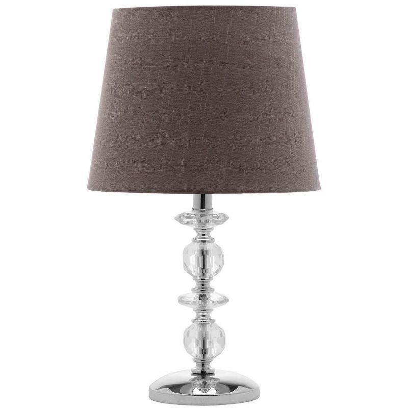 Derry 15 Inch H Stacked Crystal Lamp (Set of 2) - Safavieh