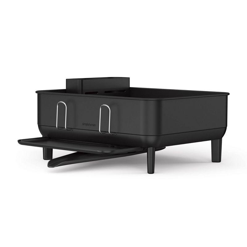 Simplehuman Black Compact Steel Frame Dishrack