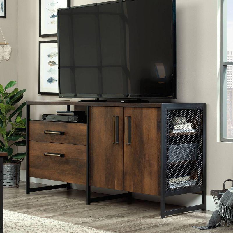 Briarbrook Barrel Oak 60" Modern TV Credenza with Adjustable Shelves