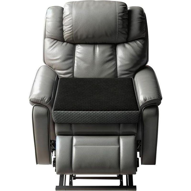 K?lbs Extra Large Recliner Cushion | Chic 2 Tone Velvet Cover | Memory Foam Seat Cushion 5 inch Thick 20" x 20" Extra Large Chair Cushion