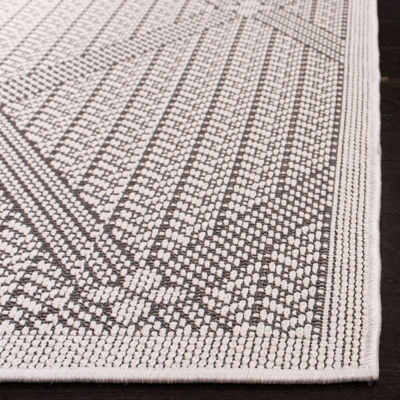 Bermuda BMU811 Power Loomed Indoor/Outdoor Area Rug - Cream/Gray - 8'x8' - Safavieh.