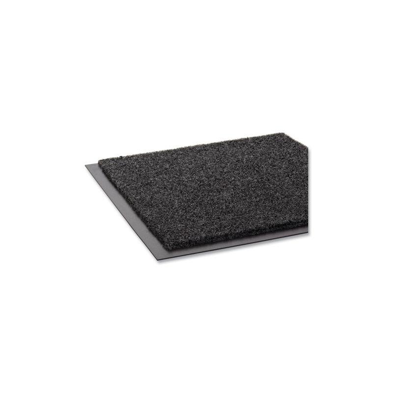 Charcoal Rectangular EcoStep Wiper Mat with Vinyl Backing