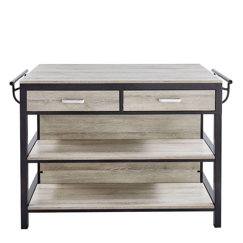 Driftwood Gray Transitional Counter Height Dining Table