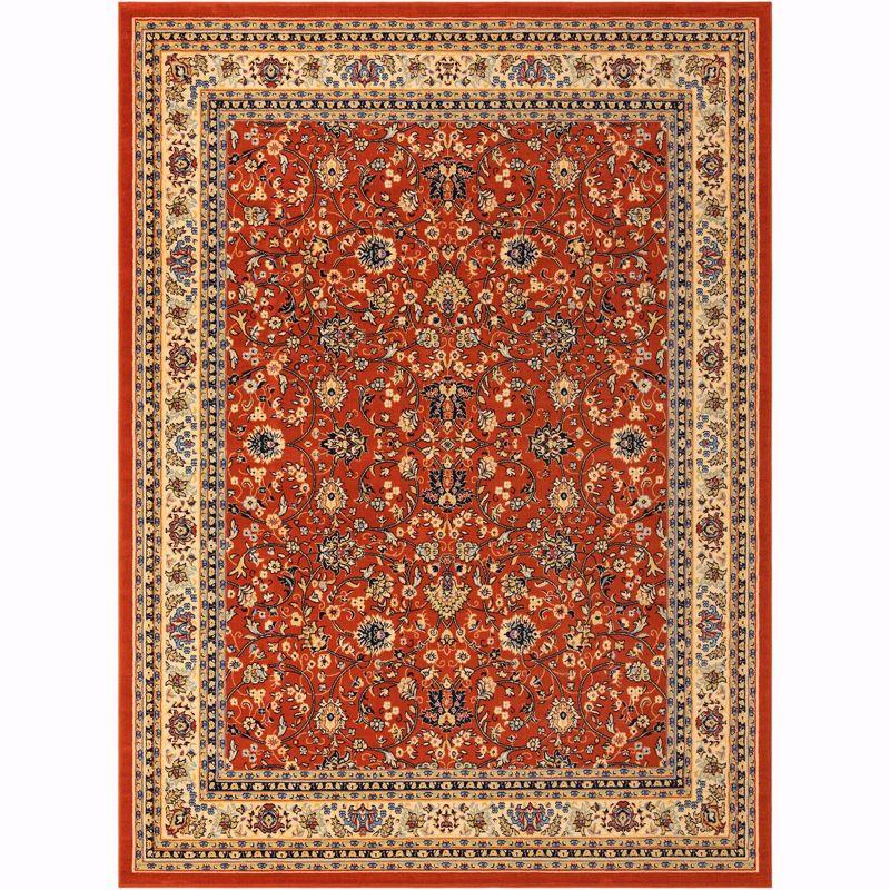 Unique Loom 9' 10 x 13' 1 Sialk Hill Washington Terracotta Area Rug