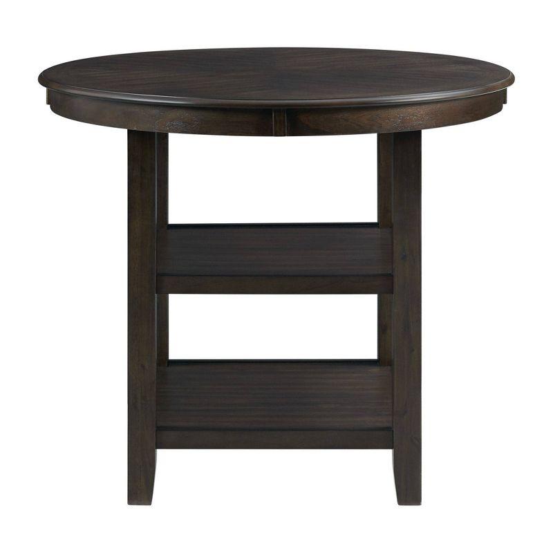 Taylor Counter Height Dining Table Walnut - Picket House Furnishings: Modern Style, 4-Seater, Storage Base, Acacia Surface