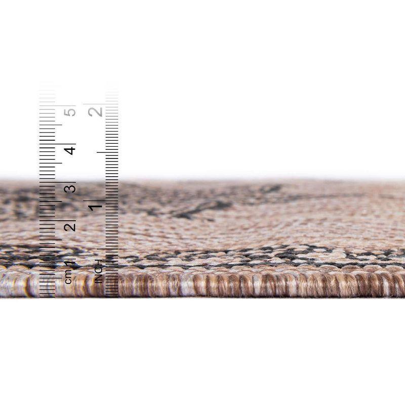 Unique Loom 9' 0 x 12' 2 Rectangle Indoor/Outdoor Traditional Beige Area Rug