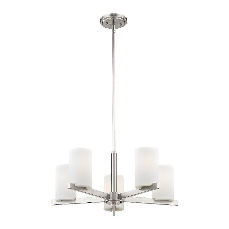 Livex Lighting Astoria 5 - Light Chandelier in  Brushed Nickel