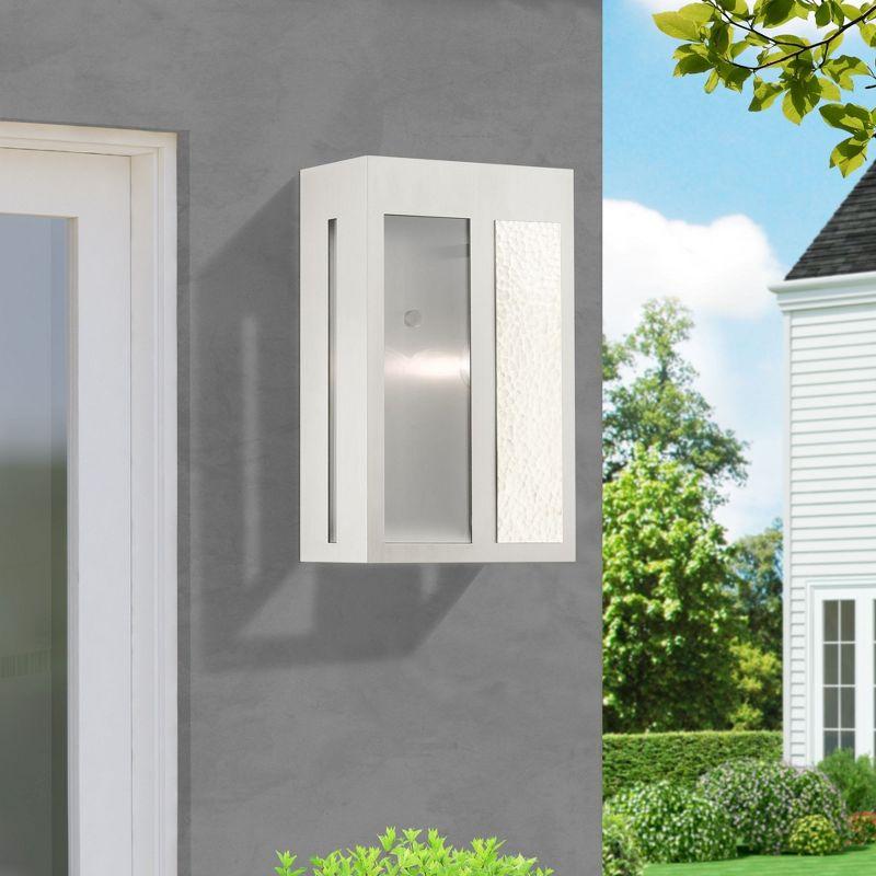 Livex Lighting Lafayette 1 - Light Wall Light in  Brushed Nickel