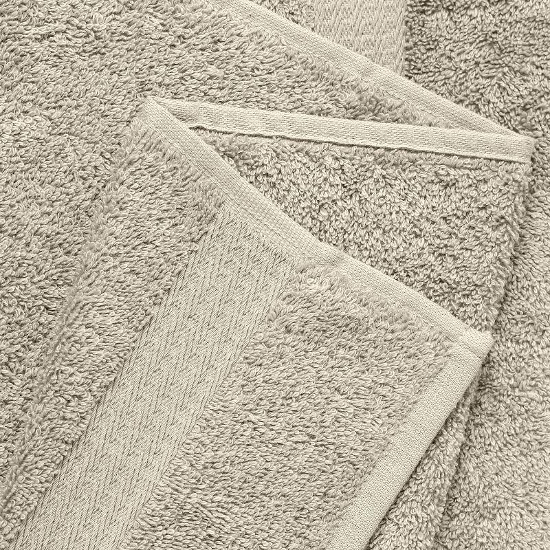 True Classics 4-Piece Bath Towel Set, Tan