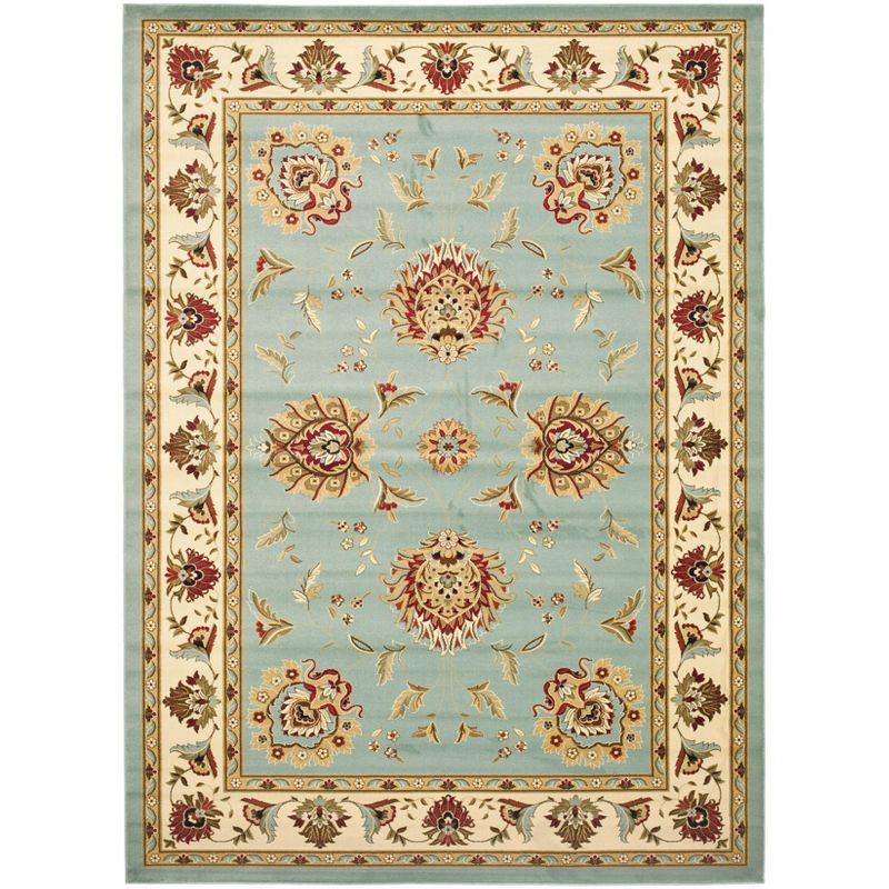 Lyndhurst LNH555 Power Loomed Area Rug - Blue/Ivory - 8'9"x12' - Safavieh