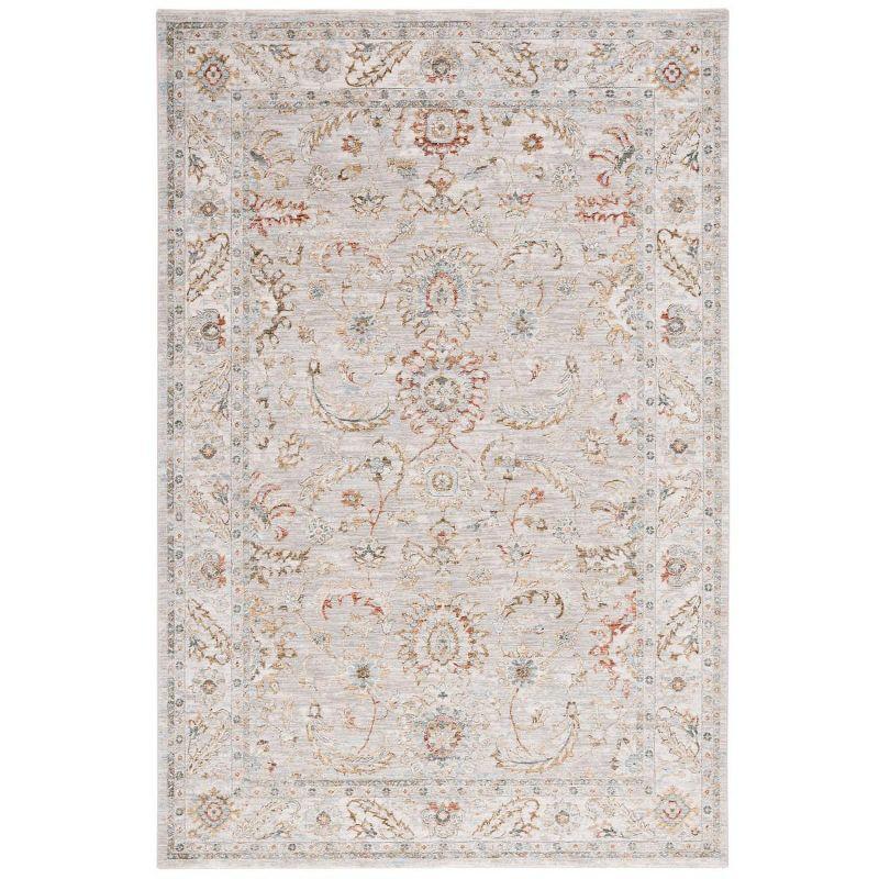 Hamilton HLT108 Power Loomed Area Rug - Gray/Gold - 4'x6' - Safavieh.