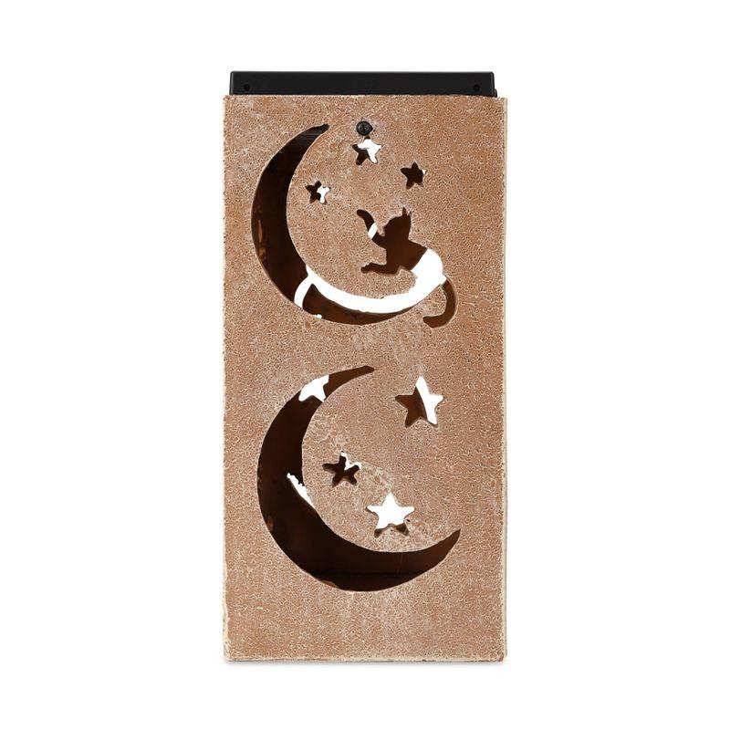 Techko Solar Themed Silhouette Indoor/Outdoor Garden Décor Lantern