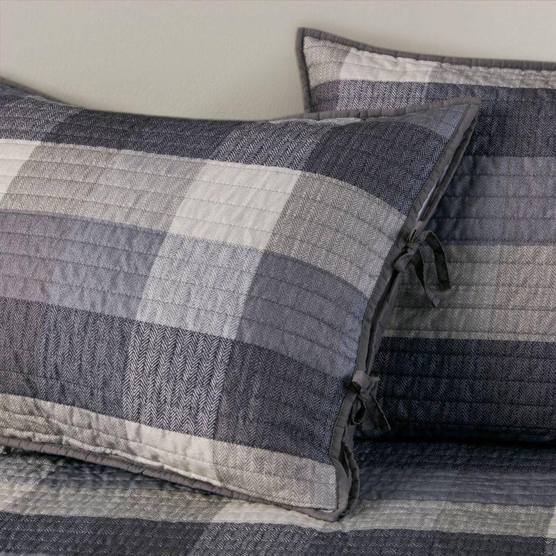 Ridge 3 Piece Reversible Plaid Daybed Cover Set