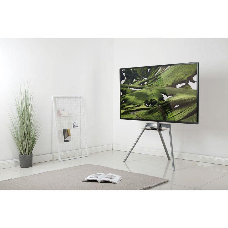 Mount-It Easel TV Stand & Portable TV Tripod Holds up to 88 Pounds and Fits 43 - 65 Inch Screens