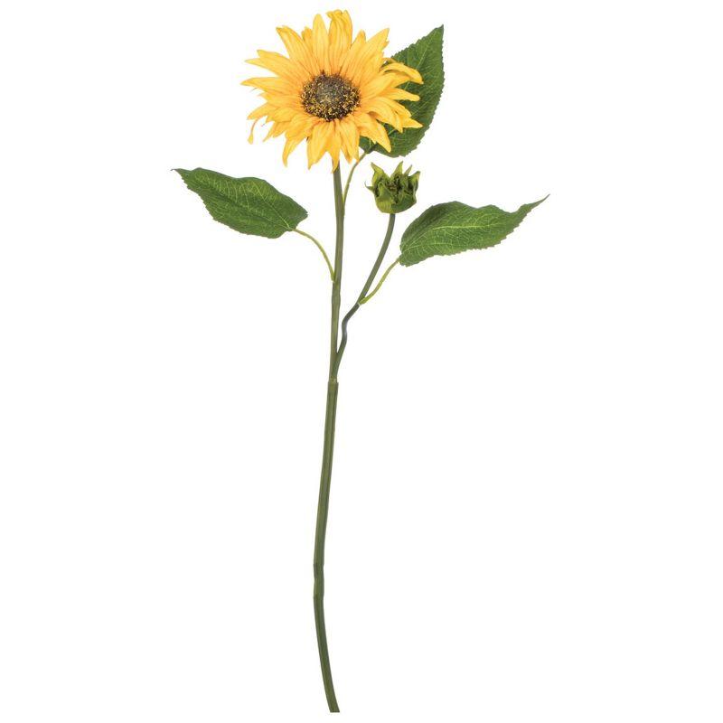 Sullivans Artificial Sunflower Stem 20"H Yellow Flowers