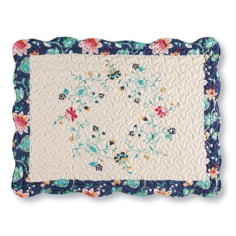 Winston Brands Felicity Floral Diamond Microfiber Pillow Sham