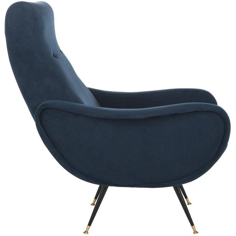 Elicia Accent Chair - FOX6260 - Navy - Safavieh