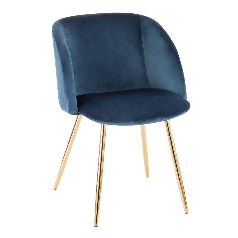 Terrance 18.5'' H Velvet Upholstered Parsons Chair