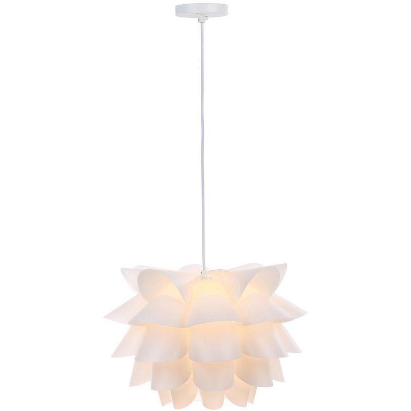 White Contemporary 17.25-Inch Pendant Light