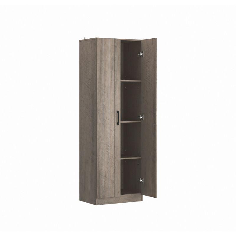 Rayborn Small Wood Kitchen Pantry with 2 Doors and 4 Shelves - Hillsdale Furniture