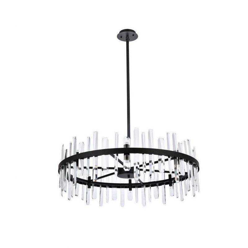 Elegant Lighting Serena 16 - Light Chandelier in  Black