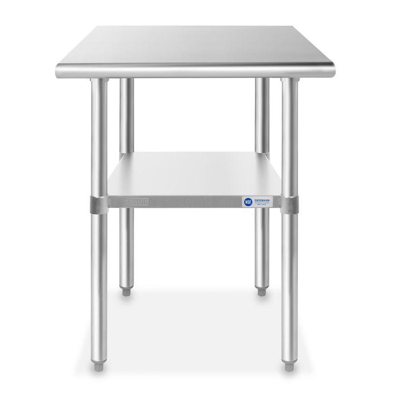 Amgood 30 in. x 24 in. Stainless Steel Table