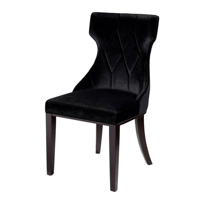 Set of 2 Reine Velvet Dining Chairs - Manhattan Comfort