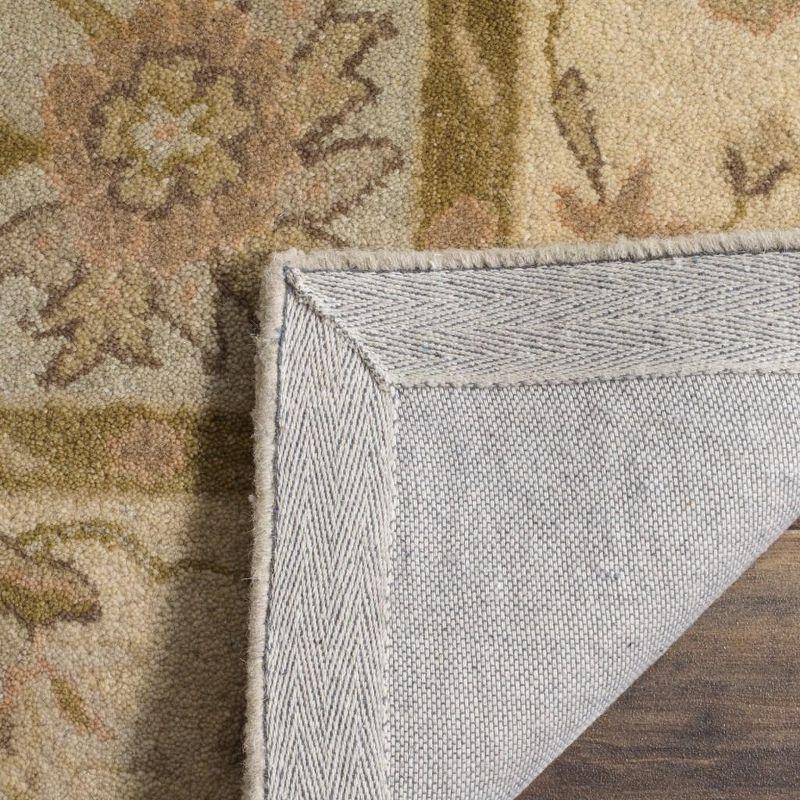 Elegant Antiquity Hand-Tufted Gray Wool Area Rug 4' x 6'