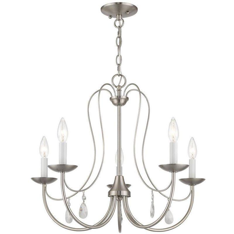 Livex Lighting Mirabella 5 - Light Chandelier in  Brushed Nickel