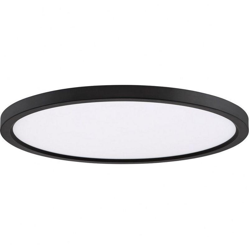 Quoizel Lighting Outskirts 1 - Light Flush Mount in  Oil Rubbed Bronze
