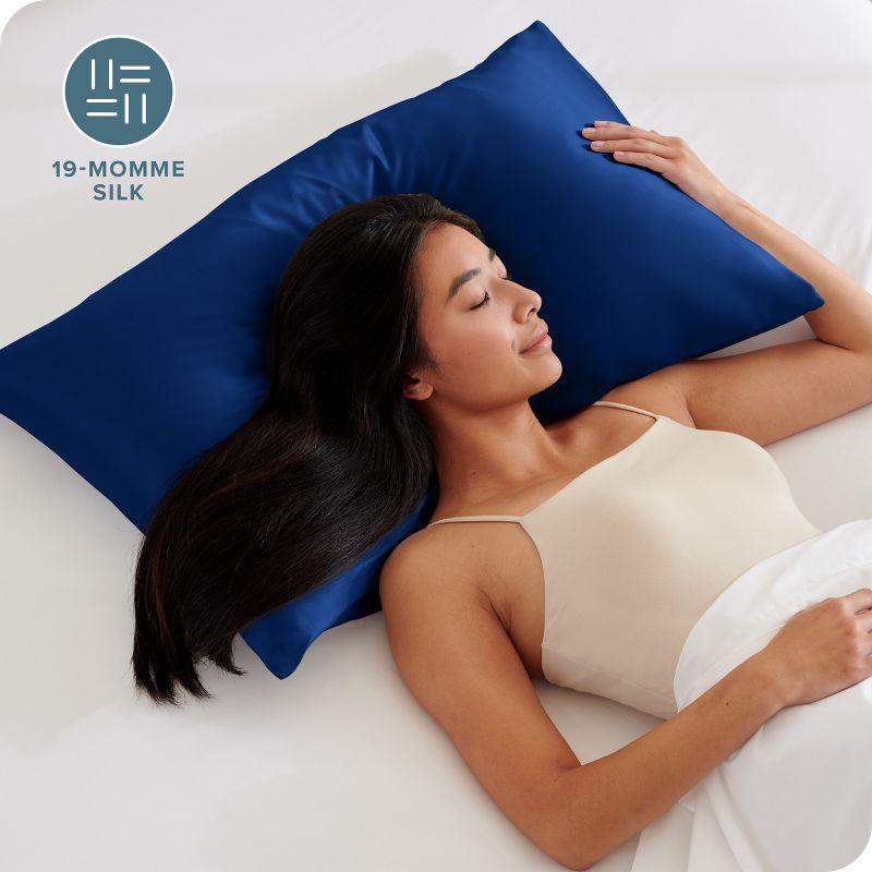 Bare Home 100% Mulberry Silk Pillowcase Envelope Closure