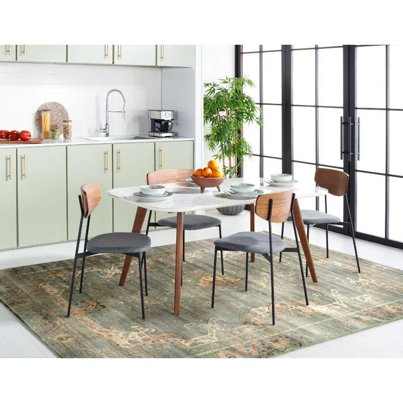 Vintage VTG137 Power Loomed Indoor Skid-Resistant Area Rug - Grey/Multi - 9'x12' - Safavieh